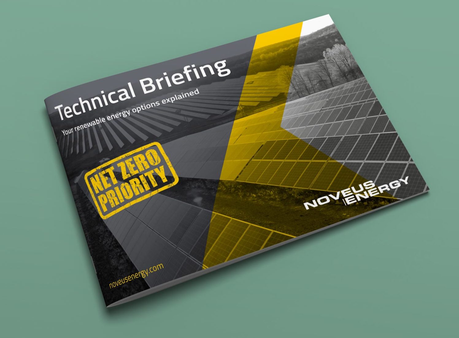 Cover of the technical briefing: your renewable energy options explained